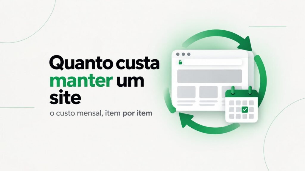Custo mensal para manter um site: o que entra na conta