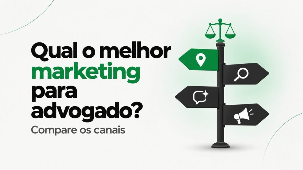 Qual o melhor marketing para advogado? Compare os canais